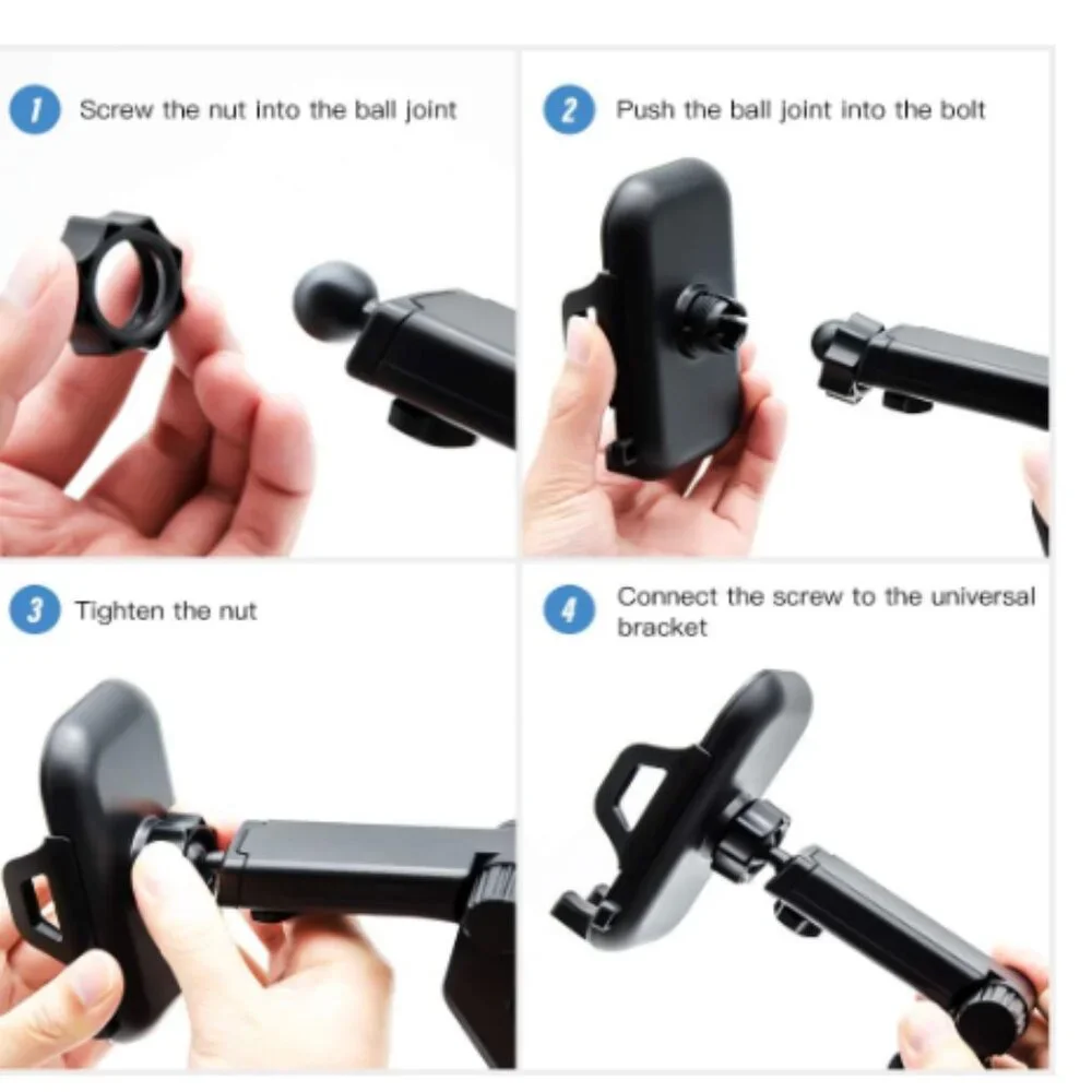 Car Phone Mount, Dashboard & Windshield Cell Phone Holder